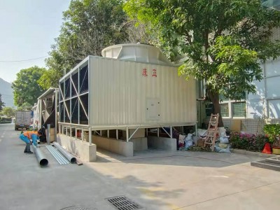 康正&正康明方形横流式型低噪音冷却塔